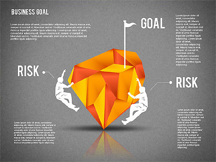 Diagramme des objectifs commerciaux, Diapositive 10, 01826, Modèles commerciaux — PoweredTemplate.com