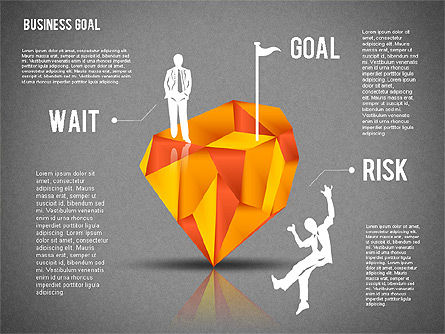 Diagrama de objetivos comerciales, Diapositiva 11, 01826, Modelos de negocios — PoweredTemplate.com