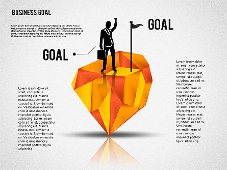 Zakelijke doel diagram, Dia 4, 01826, Businessmodellen — PoweredTemplate.com