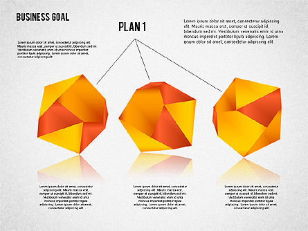 Diagram Tujuan Bisnis, Slide 8, 01826, Model Bisnis — PoweredTemplate.com