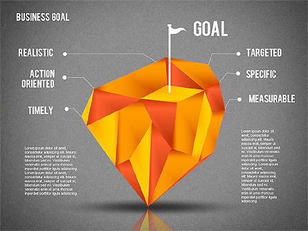 Zakelijke doel diagram, Dia 9, 01826, Businessmodellen — PoweredTemplate.com