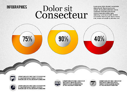 Infographics Diagram Set, Slide 4, 01829, Business Models — PoweredTemplate.com