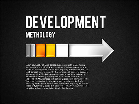 開発方法の図, スライド 9, 01830, プロセス図 — PoweredTemplate.com