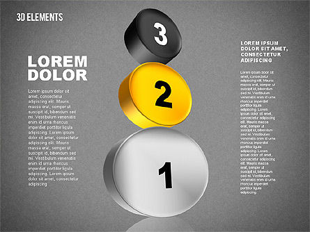 Juegos 3D, Diapositiva 16, 01831, Formas — PoweredTemplate.com
