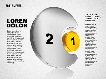 Juegos 3D, Diapositiva 2, 01831, Formas — PoweredTemplate.com
