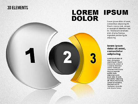 Juegos 3D, Diapositiva 7, 01831, Formas — PoweredTemplate.com