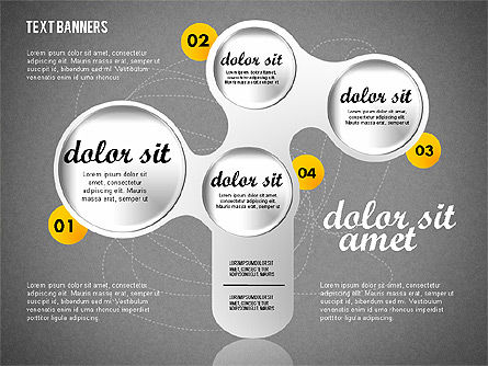 Bannières de texte créatif, Diapositive 12, 01832, Boîtes de texte — PoweredTemplate.com