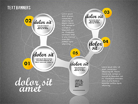Bannières de texte créatif, Diapositive 14, 01832, Boîtes de texte — PoweredTemplate.com