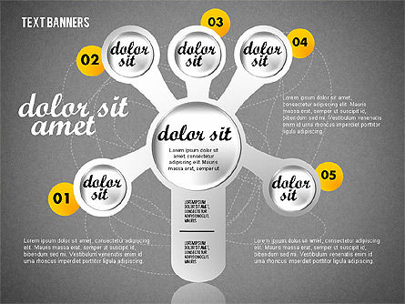 Banners de texto creativo, Diapositiva 16, 01832, Cuadros de texto — PoweredTemplate.com