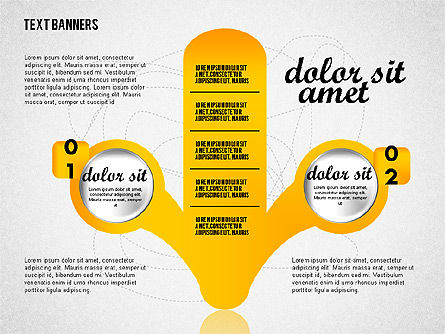 Bannières de texte créatif, Diapositive 2, 01832, Boîtes de texte — PoweredTemplate.com