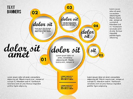 Bannières de texte créatif, Diapositive 3, 01832, Boîtes de texte — PoweredTemplate.com