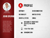 resume template powerpoint free download