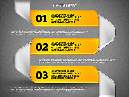 뫼비우스 스트립 단계, 슬라이드 12, 01834, 모양 — PoweredTemplate.com