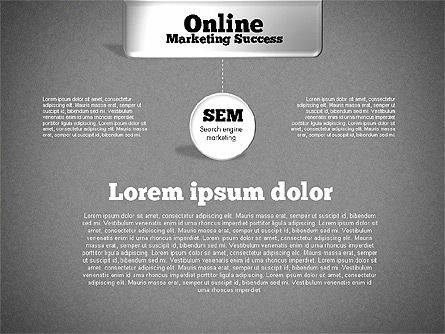 Diagrama de éxito de marketing en línea, Diapositiva 10, 01837, Organigramas — PoweredTemplate.com