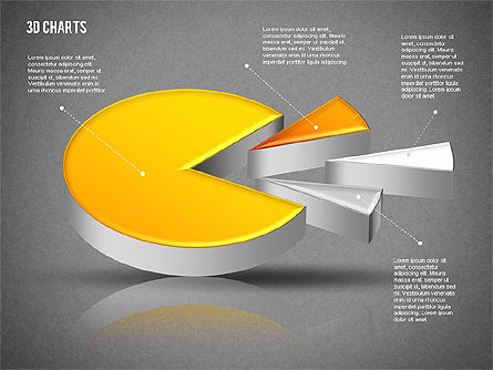 Colección de Diagramas 3D, Diapositiva 14, 01839, Formas — PoweredTemplate.com