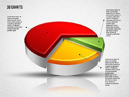 Raccolta diagrammi 3d, Slide 3, 01839, Forme — PoweredTemplate.com