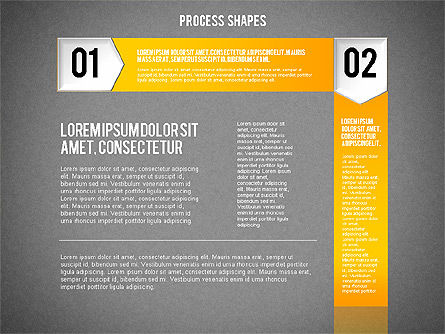 Passo dopo passo diagramma di processo, Slide 11, 01840, Diagrammi di Processo — PoweredTemplate.com