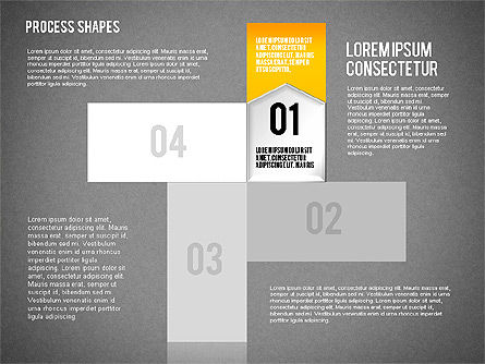 Schéma de processus étape par étape, Diapositive 15, 01840, Schémas de procédés — PoweredTemplate.com