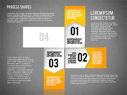Schéma de processus étape par étape, Diapositive 17, 01840, Schémas de procédés — PoweredTemplate.com