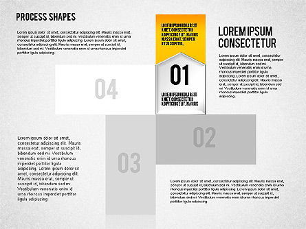 Schéma de processus étape par étape, Diapositive 6, 01840, Schémas de procédés — PoweredTemplate.com