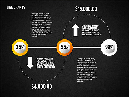 Gráficos redondos, Diapositiva 12, 01841, Modelos de negocios — PoweredTemplate.com