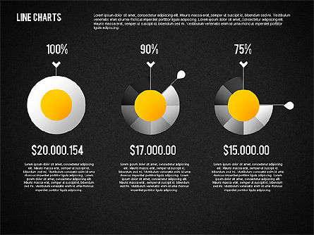 Gráficos redondos, Diapositiva 14, 01841, Modelos de negocios — PoweredTemplate.com