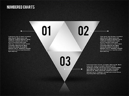 Formas numeradas en color gris, Diapositiva 15, 01842, Formas — PoweredTemplate.com