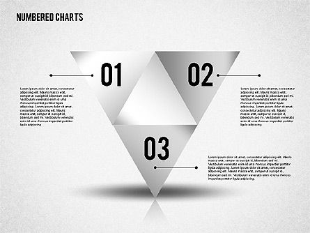 Formas numeradas en color gris, Diapositiva 7, 01842, Formas — PoweredTemplate.com