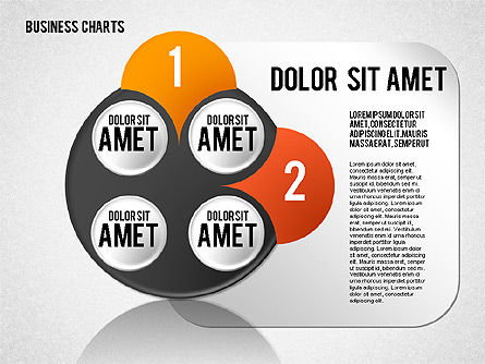Diagrama de etapas numeradas, Diapositiva 2, 01843, Diagramas de la etapa — PoweredTemplate.com