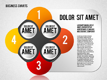 Schéma des étapes numérotées, Diapositive 4, 01843, Schémas d'étapes — PoweredTemplate.com