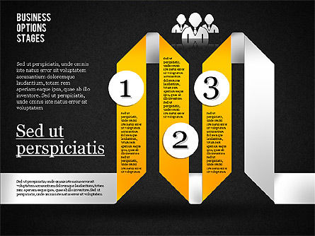 Options de planification Zigzag, Diapositive 11, 01845, Schémas d'étapes — PoweredTemplate.com