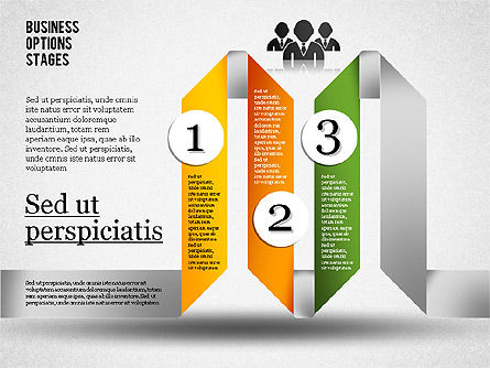 Options de planification Zigzag, Diapositive 3, 01845, Schémas d'étapes — PoweredTemplate.com