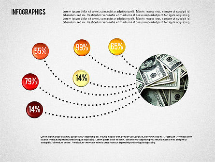 Presentatie infographics, Dia 8, 01846, Businessmodellen — PoweredTemplate.com