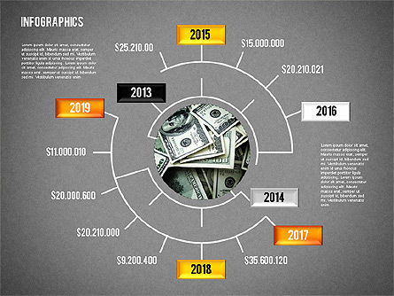 Presentación Infografía, Diapositiva 9, 01846, Modelos de negocios — PoweredTemplate.com