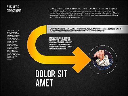 Diagrama de diferentes opciones, Diapositiva 12, 01847, Diagramas de proceso — PoweredTemplate.com