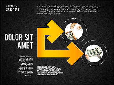 Diagramme de choix différent, Diapositive 14, 01847, Schémas de procédés — PoweredTemplate.com