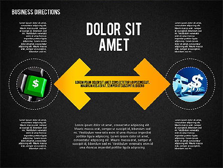 Diagramme de choix différent, Diapositive 15, 01847, Schémas de procédés — PoweredTemplate.com