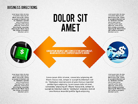 Diagramme de choix différent, Diapositive 7, 01847, Schémas de procédés — PoweredTemplate.com