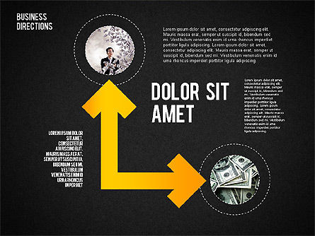 Diagram Pilihan Yang Berbeda, Slide 9, 01847, Diagram Proses — PoweredTemplate.com