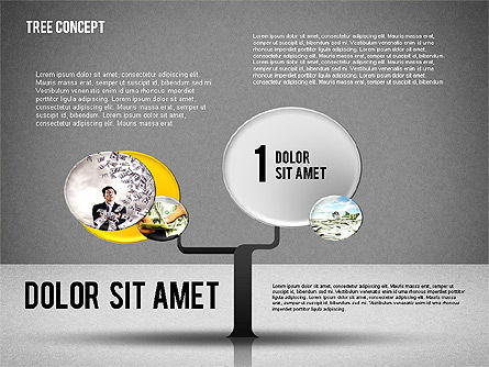 ビジネスツリーのコンセプト, スライド 10, 01848, 段階図 — PoweredTemplate.com