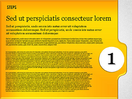 Opzioni di stile Cartella, Modello PowerPoint, 01849, Diagrammi Palco — PoweredTemplate.com