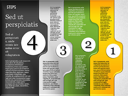 Opciones de estilo de carpeta, Diapositiva 4, 01849, Diagramas de la etapa — PoweredTemplate.com