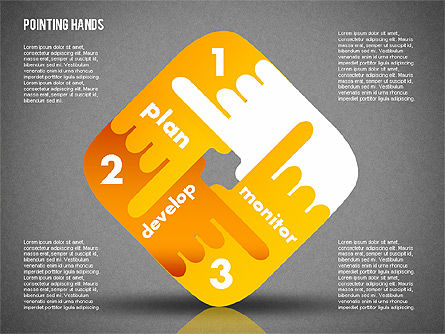 Menunjuk Tangan, Slide 15, 01850, Diagram Panggung — PoweredTemplate.com