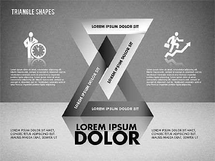 Dreieck Formen Diagramm, Folie 15, 01851, Business Modelle — PoweredTemplate.com
