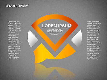 Formes de bulle de parole, Diapositive 13, 01853, Formes — PoweredTemplate.com