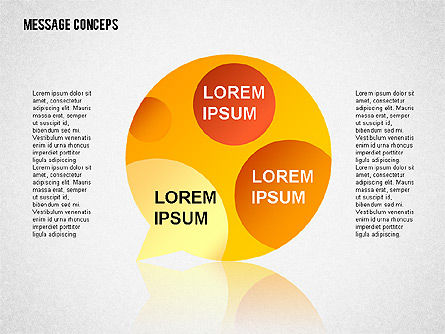 Formes de bulle de parole, Diapositive 3, 01853, Formes — PoweredTemplate.com