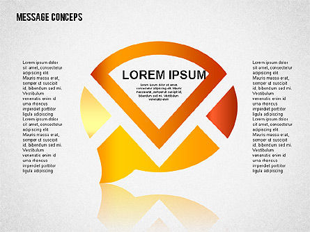 Formes de bulle de parole, Diapositive 5, 01853, Formes — PoweredTemplate.com