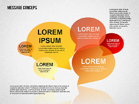 Formes de bulle de parole, Diapositive 8, 01853, Formes — PoweredTemplate.com