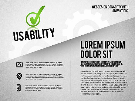 Webdesign Concept Diagram (with animation) , Slide 9, 01855, Business Models — PoweredTemplate.com