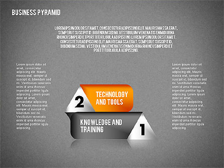 Diagramma a piramide struttura, Slide 10, 01857, Diagrammi Palco — PoweredTemplate.com